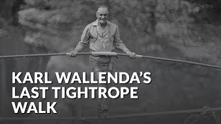 March 22 1978 Legendary daredevil performer Karl Wallenda dies while performing a stunt [upl. by Tewell397]