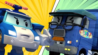 POLI Met a Villain  POLI Special Episodes  Brave Rescue Team  Cartoons for Kids  Robocar POLI TV [upl. by Ravert]