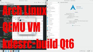 Arch Linux kdesrcbuild Qt6 tutorial  October 2023  927e58cb [upl. by Oren]