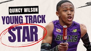 Quincy Wilson  Upcoming Track Star  Breaking Records at 16 Years Old [upl. by Gibbie]