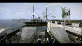 Shogun 2 Kronstadt naval battle port siege map [upl. by Kent613]