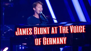 The Voice of Germany  James Blunt sings his own song Goodbye my lover [upl. by Lunna]