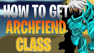 AQW How To Get Archfiend Class  Void Promotion Quest Guide Oblivions Quest [upl. by Maxma]