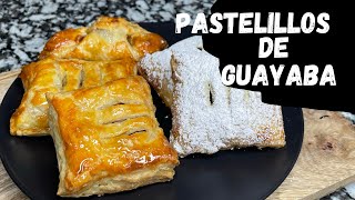 Authentic Pastelillos de Guayaba Puertorriqueños  Easy Puerto Rican Guava Stuffed Pastries Recipe [upl. by Esorlatsyrc386]