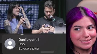 a martina explanou o danilo gentili 💔  web bullying com a beiçola [upl. by Herson]