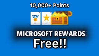 HOW TO GET 10000 POINTS ON MICROSOFT REWARDS IN 2024 EASY HACK [upl. by Navis]