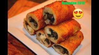 Roulé de Pain de Mie au Fromage Astuce en Cuisine pour Ramadan 2018 [upl. by Igiul]