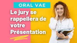 Oral VAE  Votre Présentation impactera le Jury [upl. by Roer]