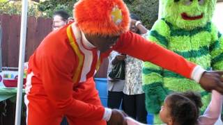 Yo Gabba Gabba kids party characters Los Angeles Orange County San Fernando Valley [upl. by Arvind]