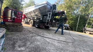 Taking stone slinger truck to big construction site [upl. by Rauch]