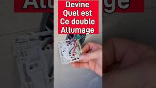 Double Interrupteur va et vient  Poussoir lesdisjonctes electricien électricité [upl. by Eide]