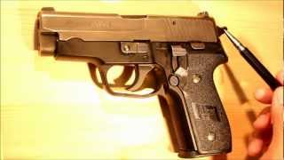 SIG Sauer P22X Series Field StripDisassembly HD P220P225P226P228P229P239P245 [upl. by Selrahcnhoj]