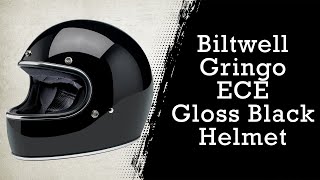 Biltwell Gringo ECE Gloss Black Helmet [upl. by Hyacinthe]