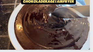 Chokoladekage i Airfryer  Danmark [upl. by Eniamurt]