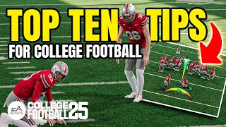 Top 10 Tips Before You Start Playing College Football 25 [upl. by Yt]