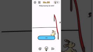 Brain Out Level 80 Help Bunny to win Walkthrough Solution [upl. by Ytsanyd]