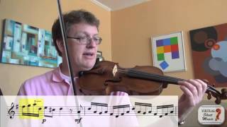 How to study the Allegro by Fiocco for violin and piano [upl. by Ekim480]