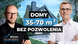 Domy modułowe bez pozwolenia na budowę  Domy drewniane do 35 metrów Polski Ład  Domy do 70 metrów [upl. by Einuj]