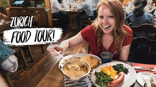 Zurich FOOD TOUR Delicious Swiss Food  World’s Oldest Vegetarian Restaurant Zurich Switzerland [upl. by Odell551]