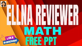 ELLNA MATH REVIEWER 2024  GRADE 3 ELLNA [upl. by Ecadnak47]