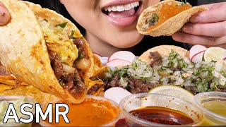 ASMR CRUNCHY BIRRIA amp QUESO TACOS Crunchy amp Soft Eating Sounds ASMR EATING NO TALKING  ASMR Phan [upl. by Vite]