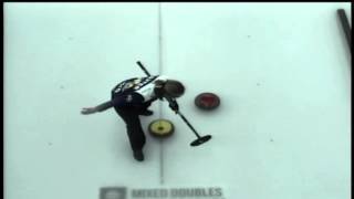 BaxterDacey vs KaufmanVirtue  2016 Canadian Mixed Doubles [upl. by Atsillac]