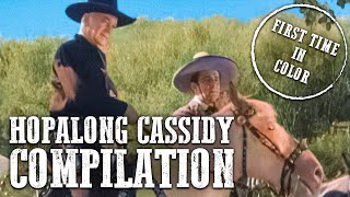 Hopalong Cassidy Compilation  COLORIZED  Western TV Series [upl. by Anires726]