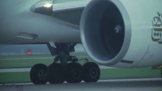 Sweet engine sound  ATC 10min of Closeup Takeoffs at Manchester [upl. by Eserahs]