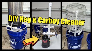 DIY Keg amp Carboy Cleaner [upl. by Yelyah]