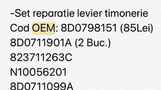 Kit levier timonerie Passat B55 [upl. by Neelra962]