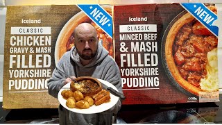 New at Iceland  FILLED GIANT YORKSHIRE PUDDINGS [upl. by Anoiek]