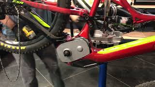 how to remove a Brose turbo levo ebike motor removal [upl. by Melvena156]