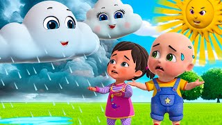 Badal Raja  Pani Barsa Chhaam Chhaam  Barish aayi  Hindi Nursery Rhymes amp Kids Balgeet Poems [upl. by Akcirehs]