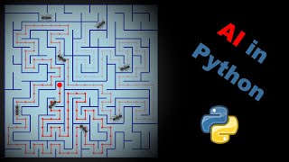 AI Learns to Navigate a Maze Using Python and Pygame [upl. by Aivato273]