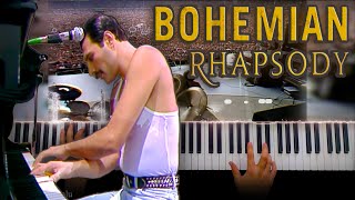 Queen  Bohemian Rhapsody Live Aid 1985  Cover piano [upl. by Haeli103]