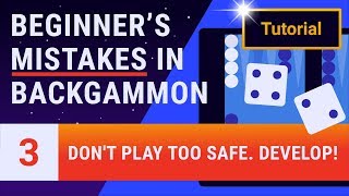 Beginners Mistakes in Backgammon  Lesson 3 of 12 [upl. by Bej986]