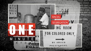 Origins of the Jim Crow Era  One Minute History [upl. by Romilly745]