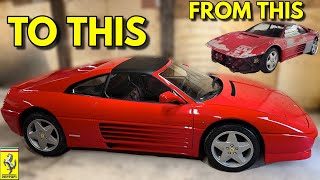 Rebuilding The Cheapest Ferrari 348  Transformation Complete [upl. by Kipton]