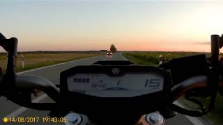 Yamaha MT 07 acceleration [upl. by Lashonde555]