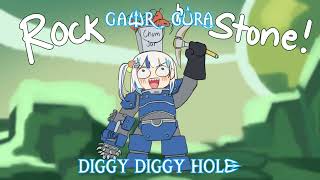 Gawr Gura Sings Diggy Diggy Hole By The Yogscast Wind Rose Cover Remastered Audio [upl. by Sinned]