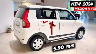 Maruti Suzuki Wagon r 2024 new model in india Wagon r vxi 2024 on road price features review [upl. by Aidole517]