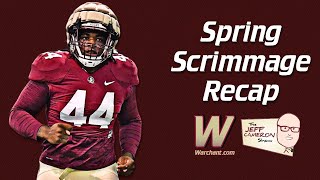 FSU Football  Spring Scrimmage Recap  Joshua Farmer  Kentron Poitier  Warchant TV FSU [upl. by Sidwell536]