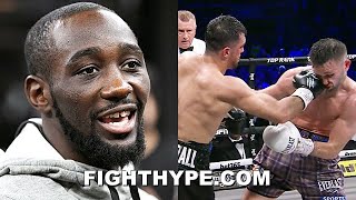 TERENCE CRAWFORD REACTS TO JOSH TAYLOR GETTING DROPPED amp SPLIT DECISION WIN VS JACK CATTERRALL [upl. by Anirehtac160]