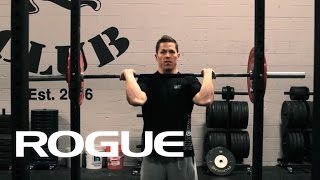 Movement Demo  The Racked Push Jerk [upl. by Drofla]