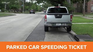 Traffic camera gives parked car speeding ticket [upl. by Assirac]