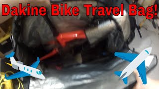 Dakine Bike Travel Bag Review How to fly on an airplane with your bike Flying with your bike [upl. by Xyla]