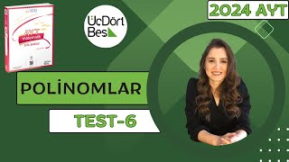 2024 345 AYT MATEMATİK  POLİNOMLAR TEST6  yks2024 aytmatematik 345 [upl. by Ahsatin824]