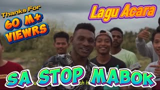 Lagu Acara Timur Terbaru  SA STOP MABOK  NEWGVME ft LAMPU1COMEDY Official Music Video [upl. by Yelyac328]