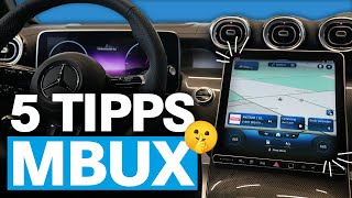 DAS NEUE MBUX System von MercedesBenz I 5 Tipps amp Tricks [upl. by Adnwahsal975]