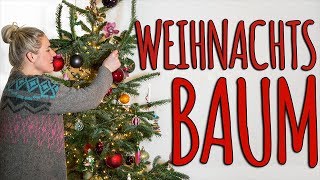 WEIHNACHTSBAUM DEKORIEREN  WILLKOMMEN BEI UNS ZUHAUSE [upl. by Eadahs]